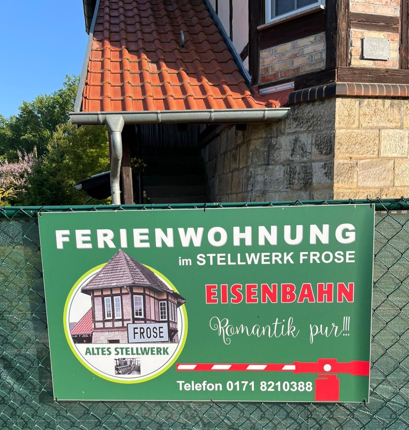 "Altes Stellwerk Frose" Am Froser See Exterior photo